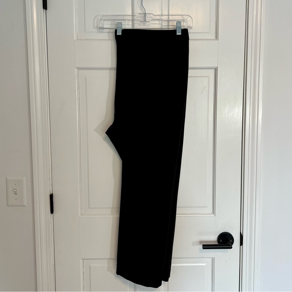 Amanda + Chelsea | Black Ponte Straight-Leg Ankle Pants, Size 20W - EUC - Picture 1 of 8